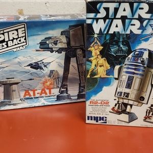 Bundle of 2 Vintage Star Wars Model Kits